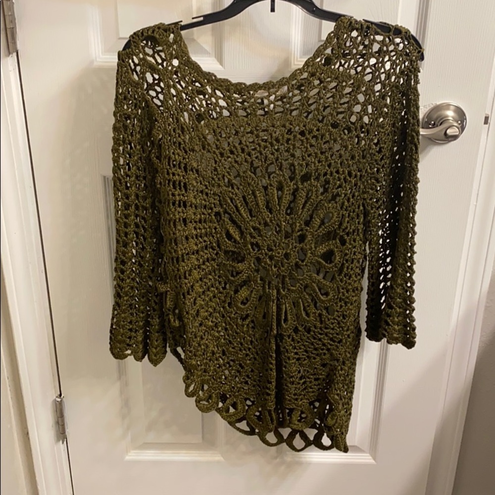 Dark Green Top